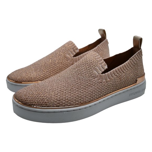 Michael Kors SKYLER Metallic Knit Shoes - Picture 1 of 7